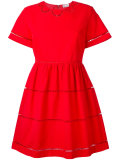 cut-out trim dress
