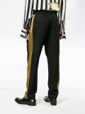 stripe track pants