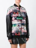 'street art' print bomber
