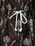 printed nylon parka