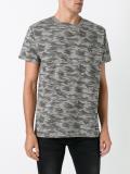 camouflage print T-shirt