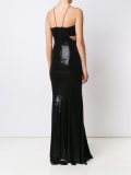 cut-out details gown 