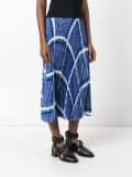 printed pleated skirt 