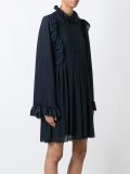floral embroidered ruffle dress