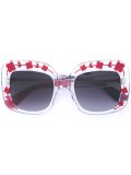 floral detail sunglasses