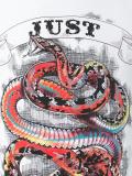 snake print T-shirt