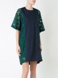 lace insert dress