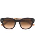 cat eye colour block sunglasses
