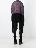 fringed embellished poncho