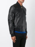 leather bomber jacket