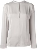 band collar shirt 