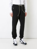 zipped pockets drawstring sweatpants