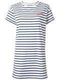 striped T-shirt dress