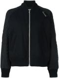 quilted bomber jacket