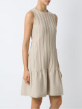 round neck knit dress