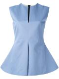flared sleeveless top
