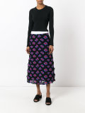 3D floral macramé skirt