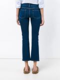 cropped bootcut jeans