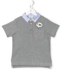 logo appliqué polo shirt