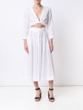 'Waist tie button'半身裙