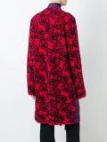 fringed blanket coat