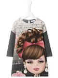 girl print dress