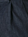 denim tapered trousers