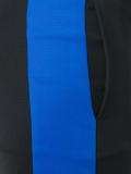 appliqué stripe flared trousers