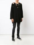 distressed skinny jeans