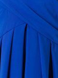wrap front sleeveless dress