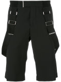 braces detail shorts
