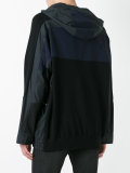 deconstructed hooded jacket