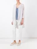 asymmetric open cardigan
