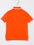embroidered logo polo shirt