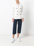 stretch-waist cropped trousers