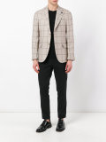 checked blazer