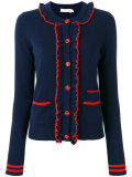 ruffled cardigan 