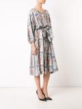 floral print flared dress