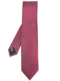 geometric print tie