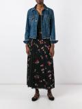 floral print skirt