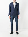 peaked lapel blazer