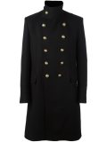 diagonal cut military coat