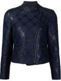 'Diamond Plaid'机车夹克
