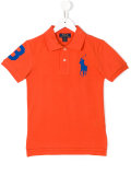 logo embroidered polo shirt