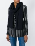 logo patch scarf