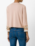 embellished sleeve jacket