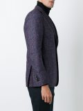 woven single breasted blazer
