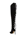 lace up over-the-knee boots
