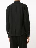 pinned collar shirt