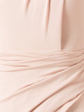 wrap effect draped dress